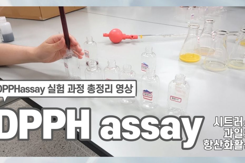 Dpph Assay를 이용한 시트러스 과일의 항산화활성 검색 | 고등학교 과학 실험 추천 | 화학 실험 추천 | 생명과학 실험 추천 |  오렌지 항산화 실험 | 레몬 항산화 실험 - Youtube