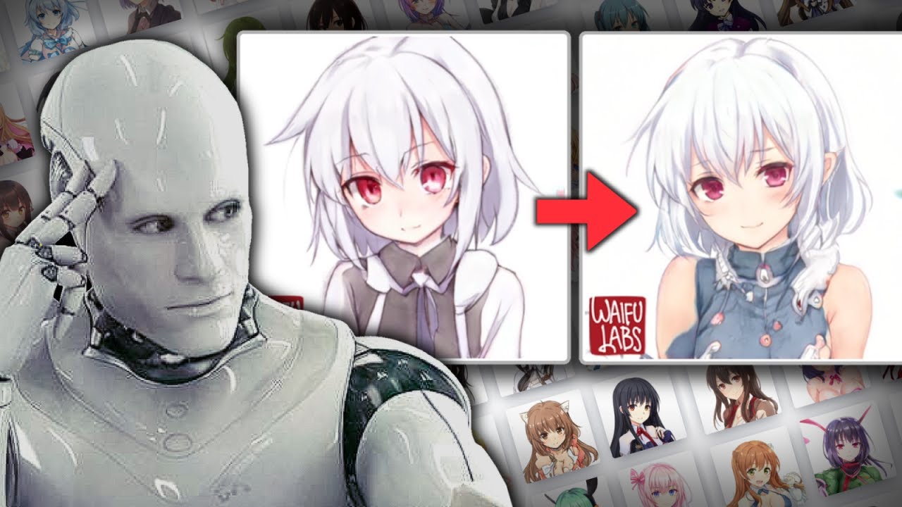 인공지능 Ai가 미소녀 캐릭터를 그려주는 신기한 사이트 - Waifu Labs - Youtube