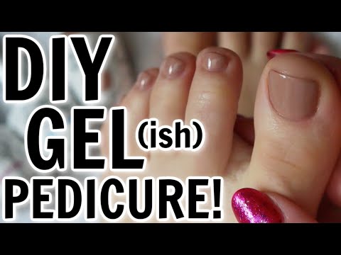 At-Home GEL Pedicure! // (Using All Gelish Products)